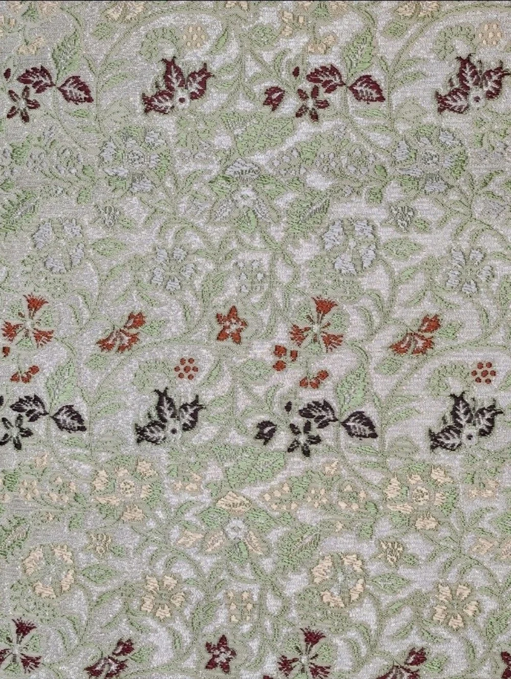 Authentic Tatsumura Kyoto Silk Brocade Table Runner | Historic Japanese Textile